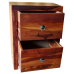 Two Drawers Sheesham Wood Bedside Table
