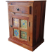 Four Square Sheesham Wood Bedside Table