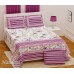 Nandani Pure Cotton King Bedsheets - Pink Stripes